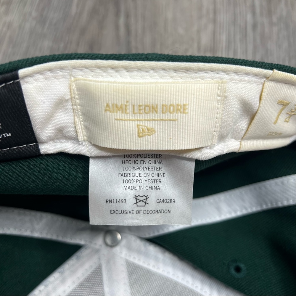Aime Leon Dore x New Era‎ New York Mets Fitted Hat SS23 Cap Green Size 7 3/4 - Picture 7 of 8